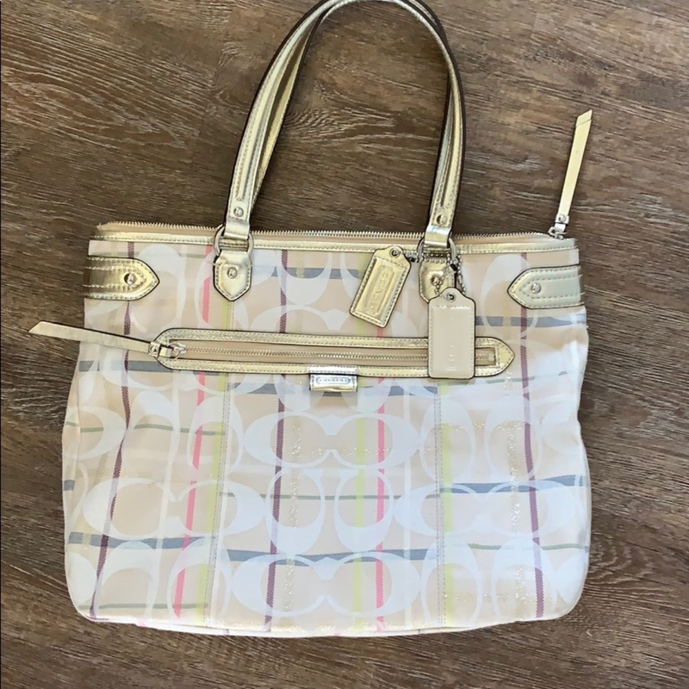Coach tote purse